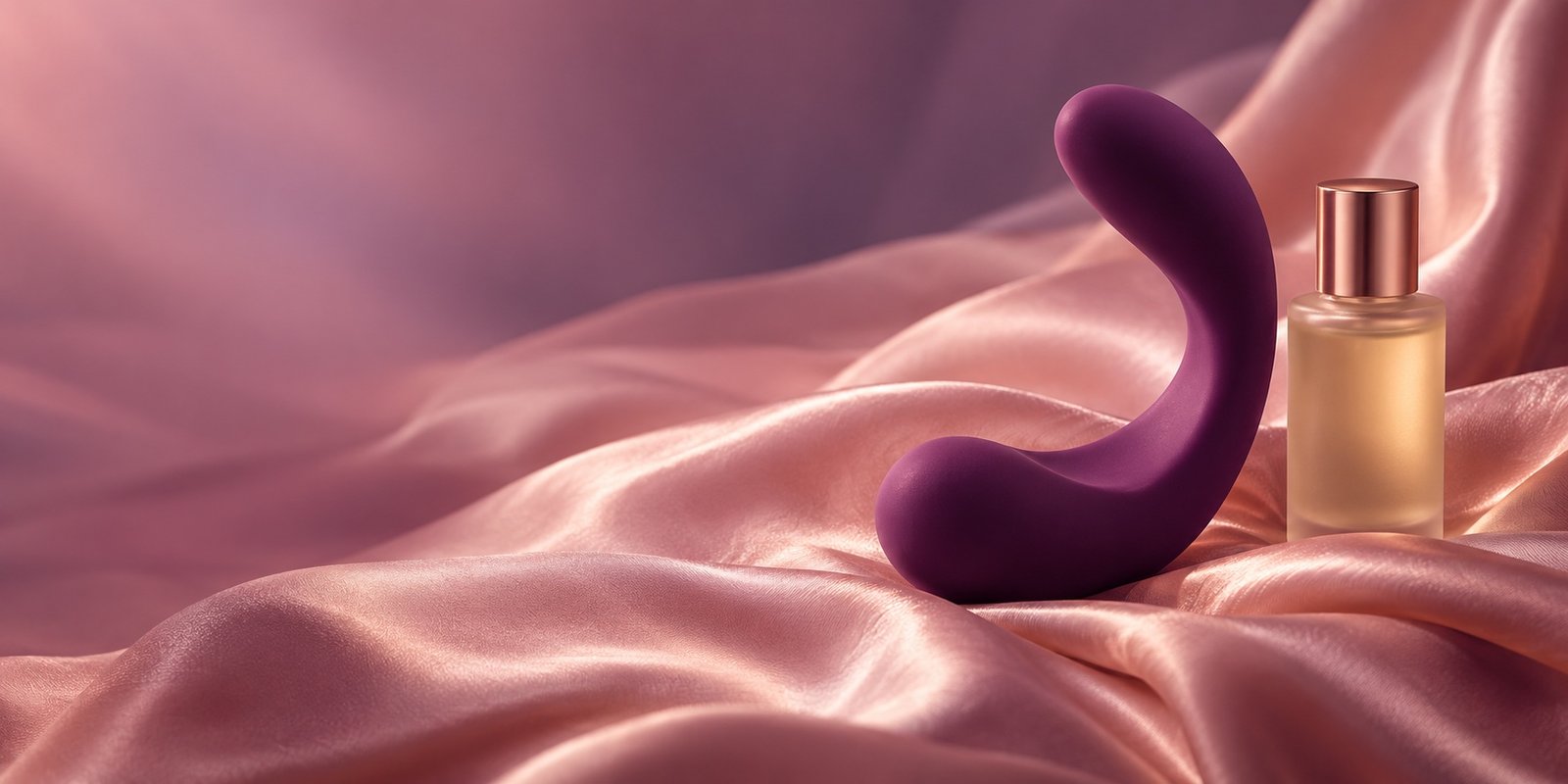 Conceptual wellness product still life on blush pink satin